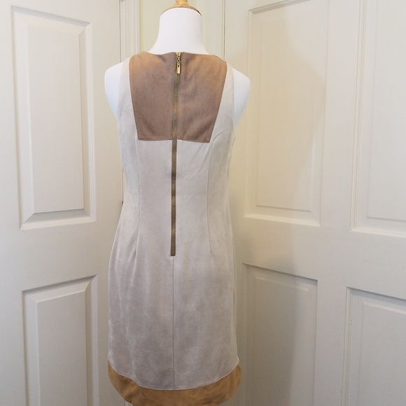 CATO FAUX SUEDE COLOR BLOCK DRESS 🔥🔥🔥 - Picture 2 of 4